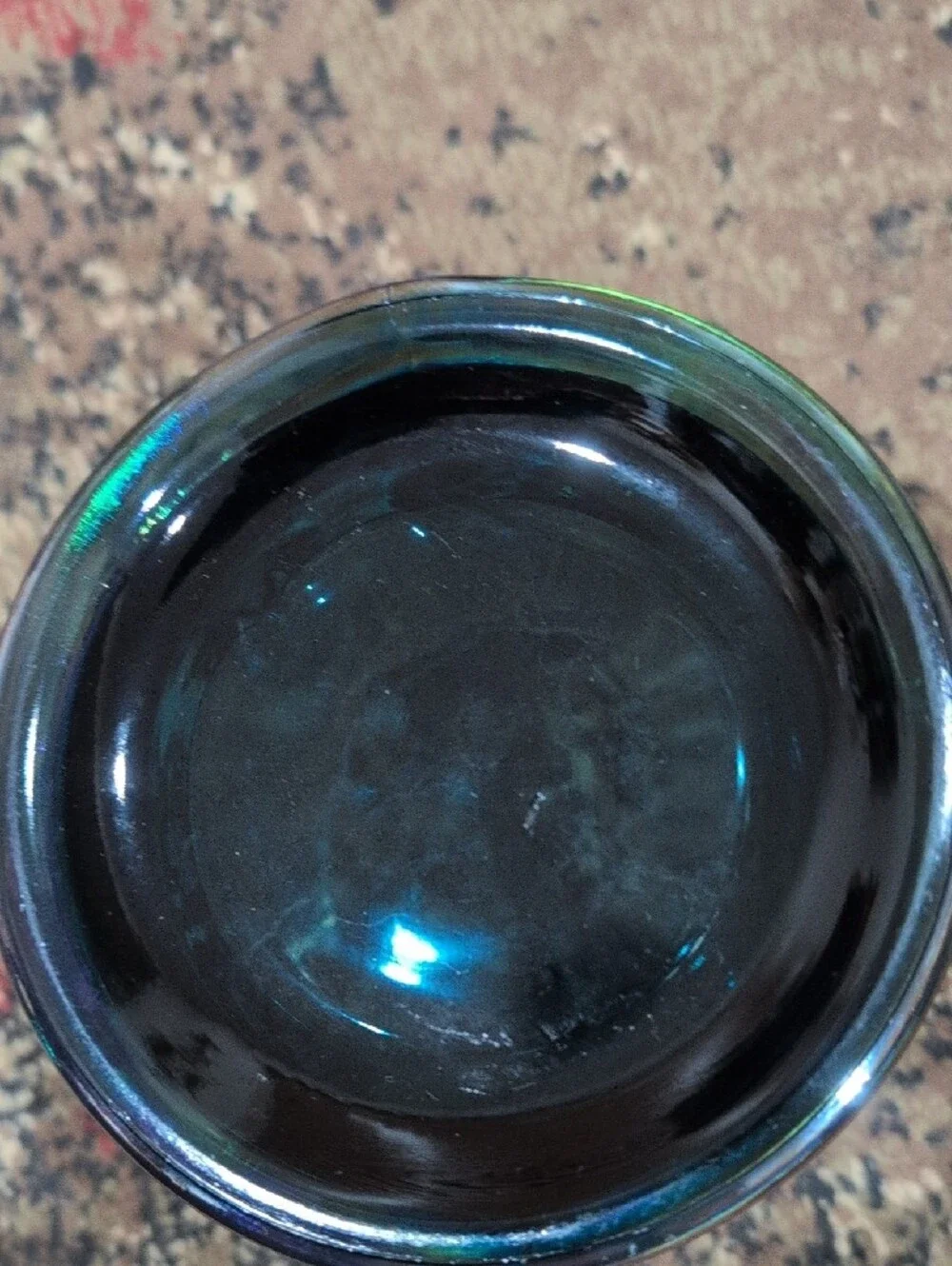 Iridescent Grape Motif Glass Vase - Multicolor